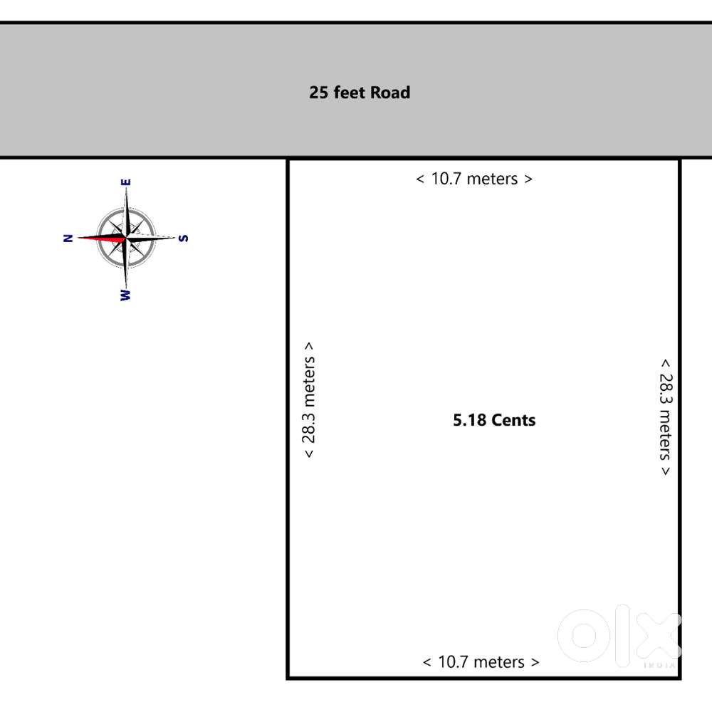 5.18 Cents Land in Kalpane, Kulshekara.