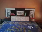 Double bed with  boxes