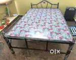 6/4 Awesome Metal Double Cot with Plywood Shine