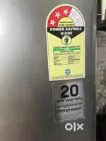 Samaung 3 star 223 litre fridge