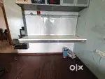 Wall-Mounted Desk with Drawers