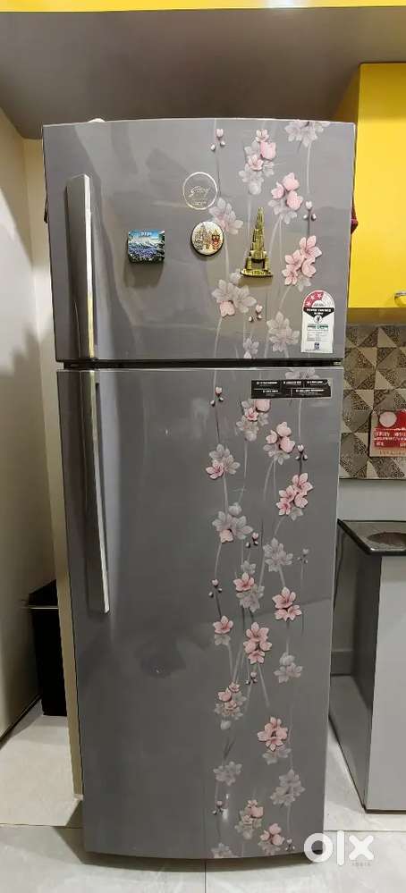 290 Litre Godrej well maintained double door refrigerator/freeze
