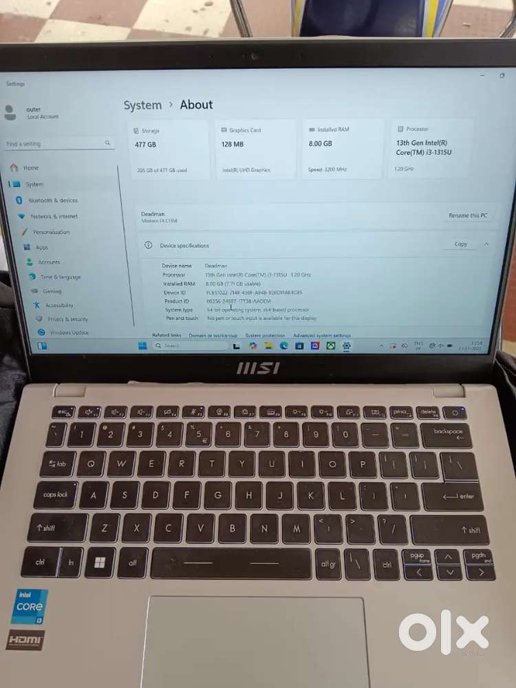 MSI Modren 14 - Laptop