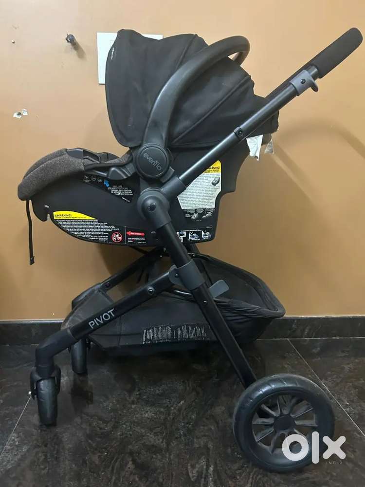 Evenflo Pivot Stroller + Car Seat + Base