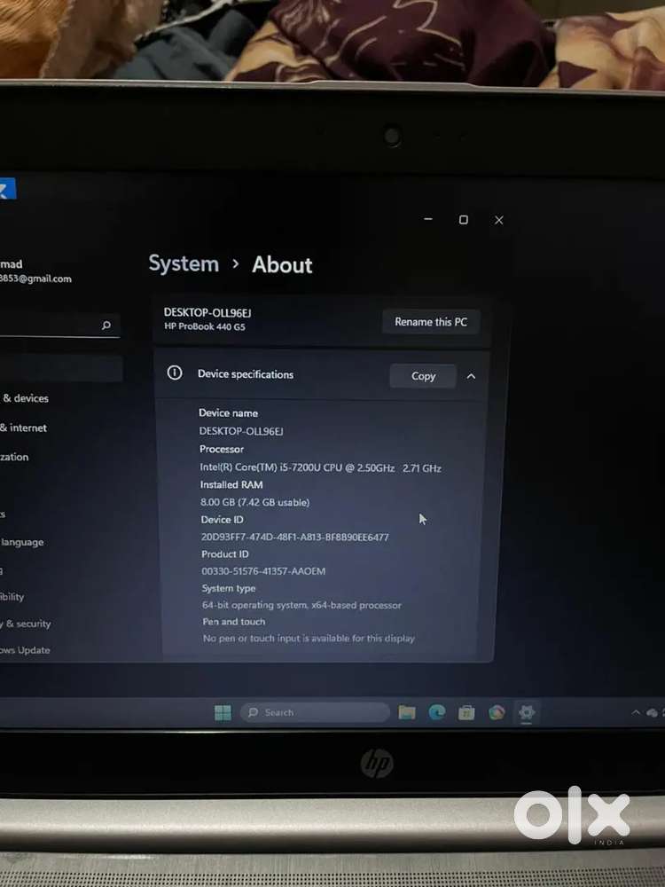 Hp microsoft 8