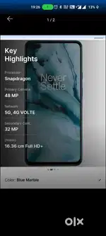 One plus nord 12/256gb Mint condition