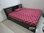 King size box bed with storage