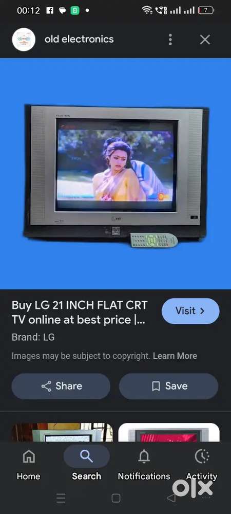 21 inch tv crt tv with stabilizer Good running condition