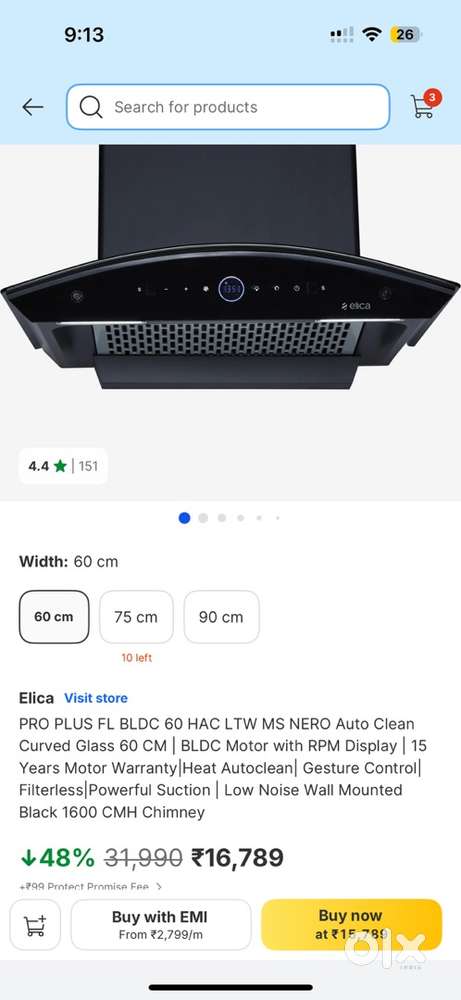 Elica Chimney highest model