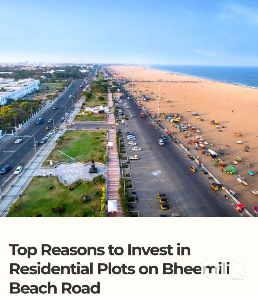 Ready to Construct Site Sale BRTS Highway 100mtrs INS Kalinga Bheemili