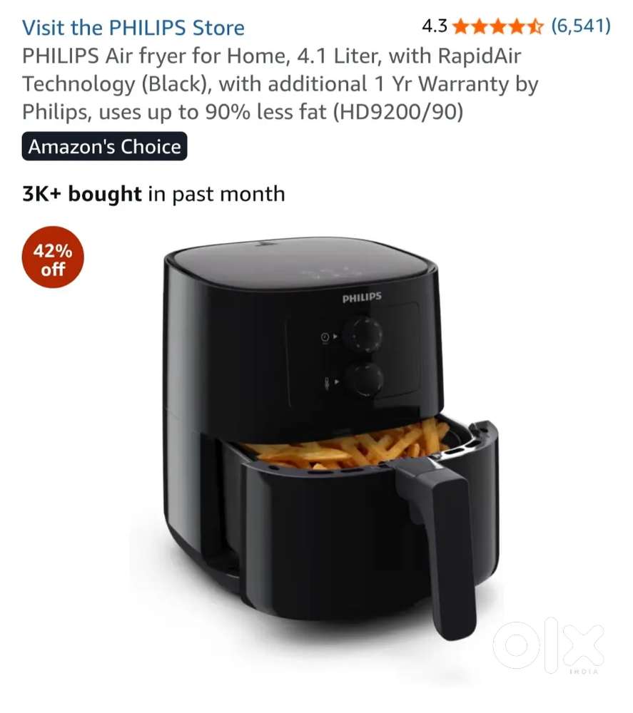 Philips Air fryer 5000 one month old only