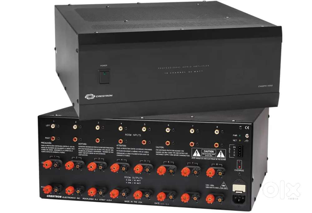 Power amp crestron 16 channal made in USA.