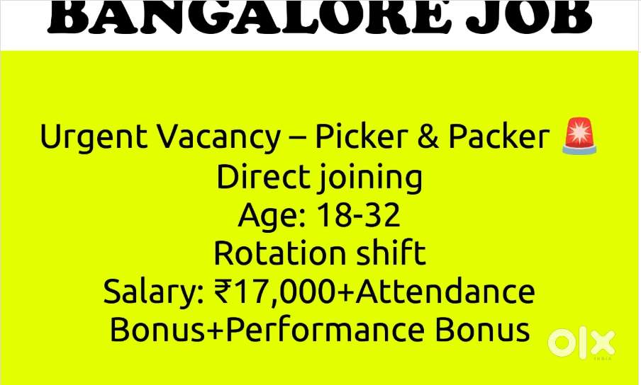 urgent hiring across bangalore