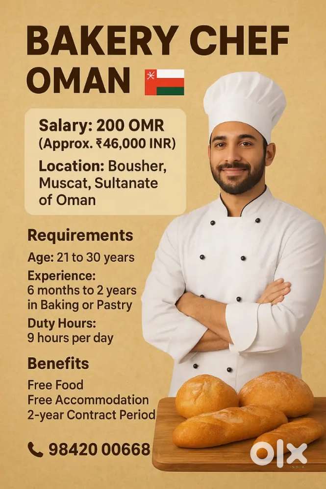 ASSISTANT CHEF - BAKERY