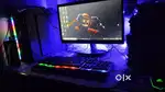 “Gaming PC Setup i3 8GB RAM in 1slot and 1slot is sold RGB HP Monitor”