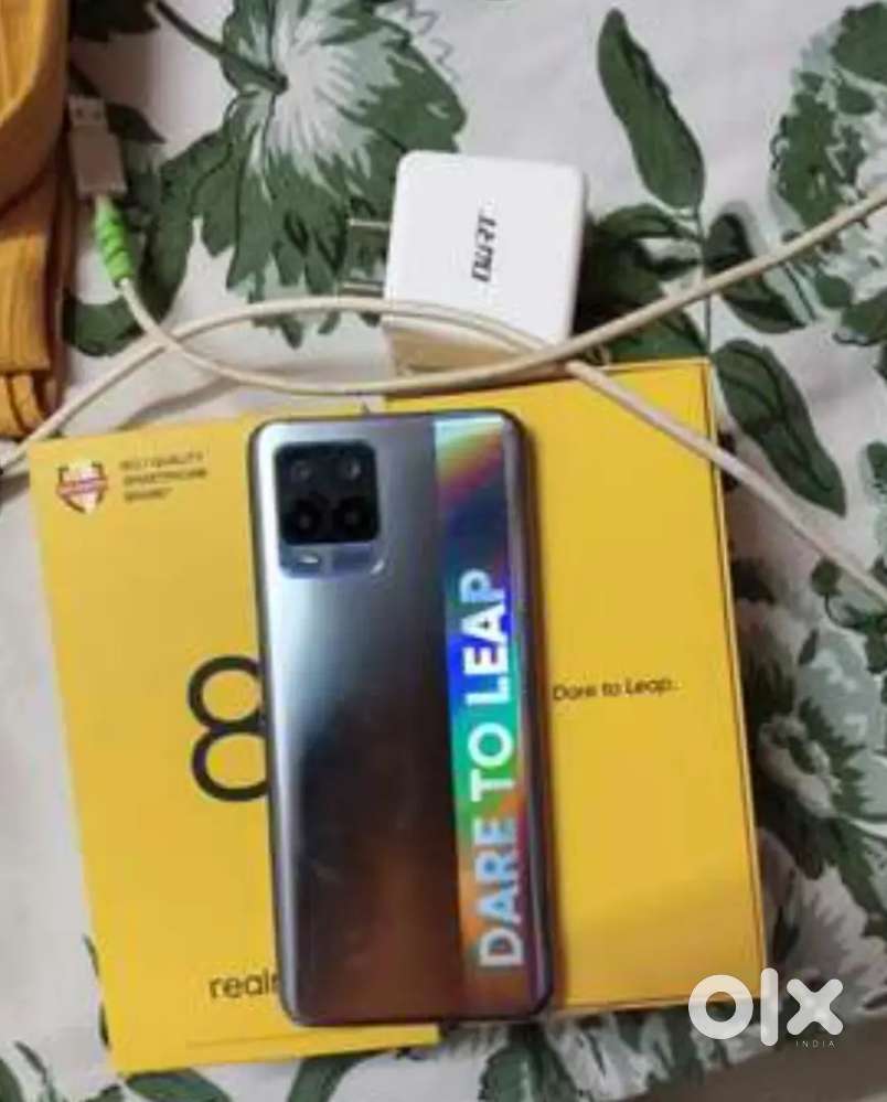 Realme 8 silver colour