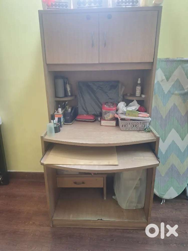 Computer table with study table