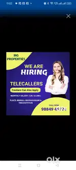 Telecaller and sales coordinator