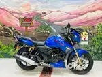 TVS APACHE RTR 180cc DUAL DISC BRAKE BLUE COLOUR MODEL 2022