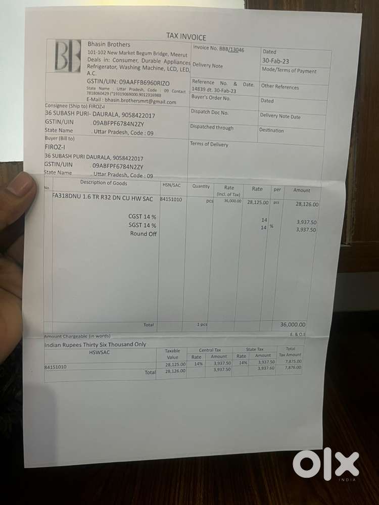 BLUE STAR SPLIT AC 1.5 Ton 2023 FEB