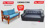 Sofa set , Pu sofa , Cushion Sofa set sale , Wooden Sofa set  @  NNMER