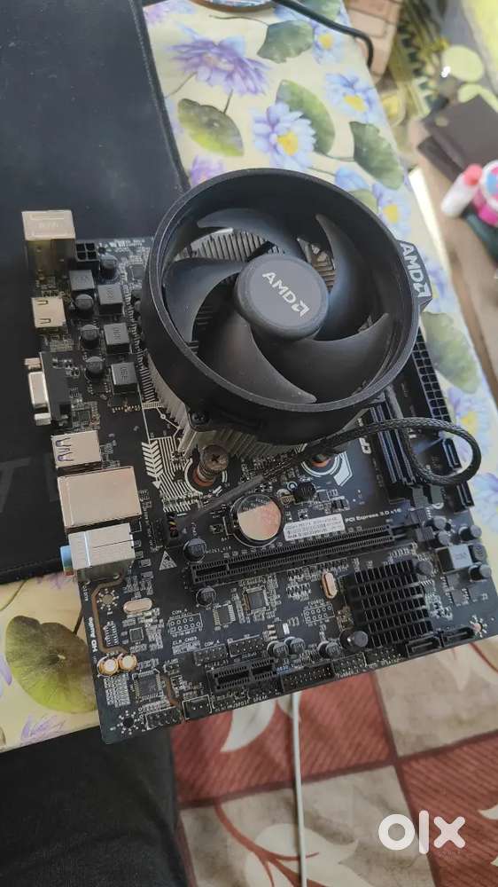 Motherboard with RYZEN 5 3400G Processor