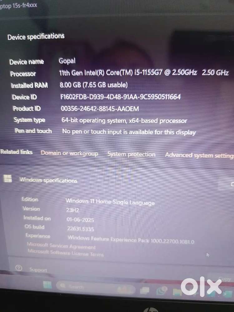 Hp laptop new