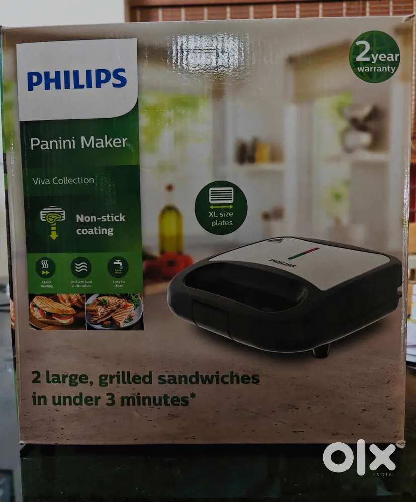 Unused Philips Sandwich Maker - Flat 50% Off (New Nov 2025 Model)