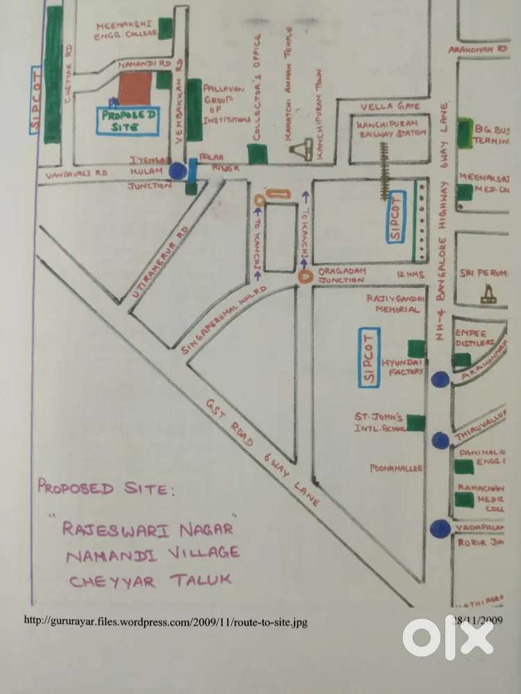 Plot in Renuka nagar Pallavaram village kanchipuram