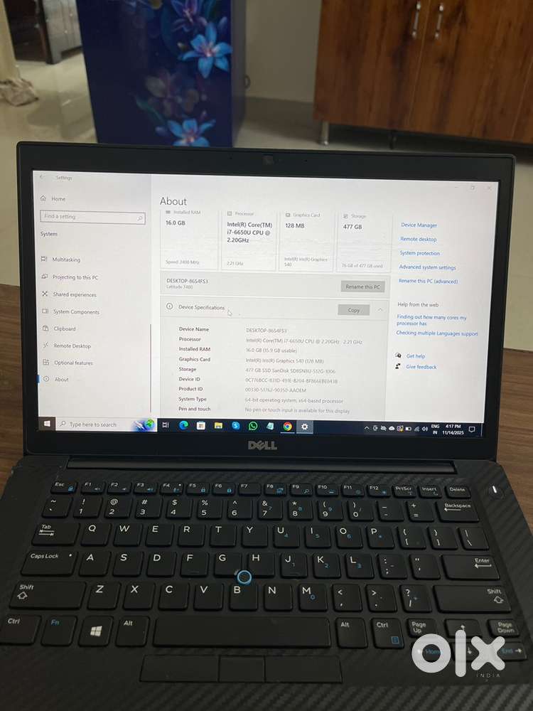 Dell i7 Business Laptop - 16GB RAM, 512GB SSD, Perfect for Office/Stu