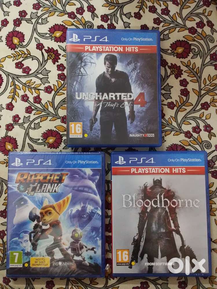 Uncharted 4, Ratchet Clank & Bloodborne