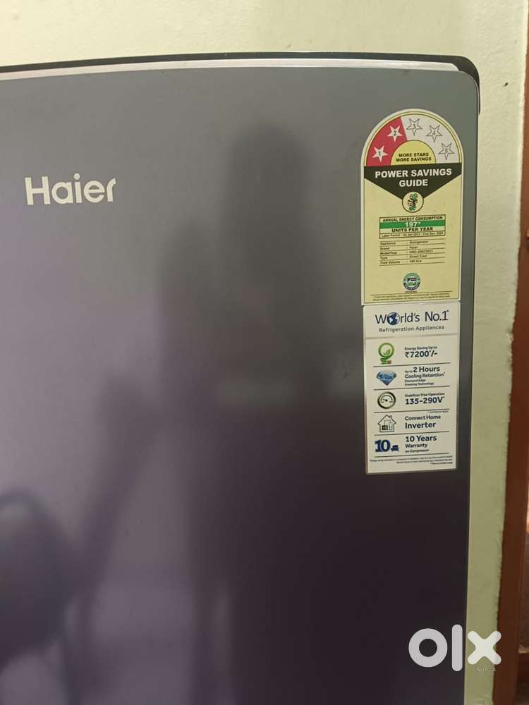 Haier single door fridge available for sell