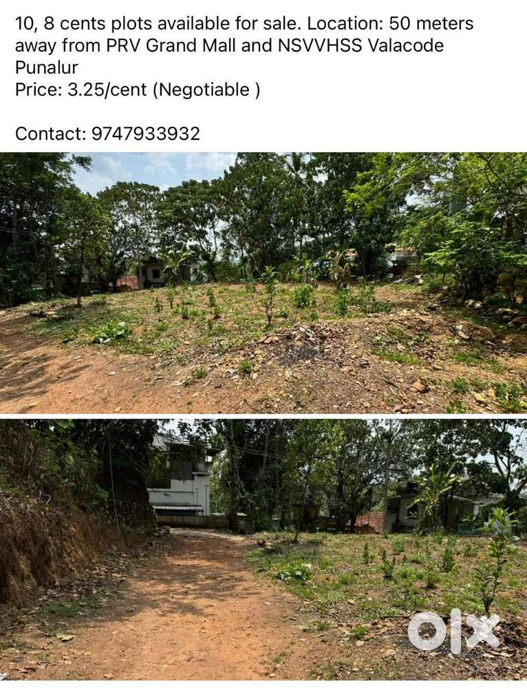 Property for sale near to PRV Grand Mall Valacode Punalur