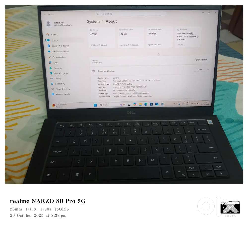 DELL INSPIRON 14 SERIES (Silver finish Laptop)
