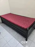 Single Bed with Mattress and Storage