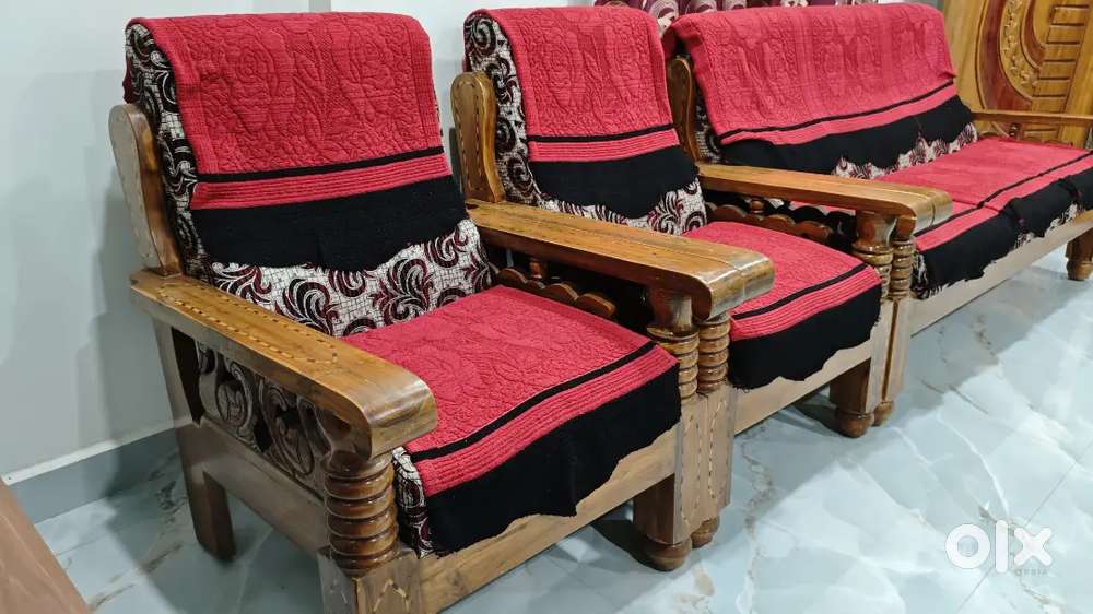 Pure teak wood sofa for sale