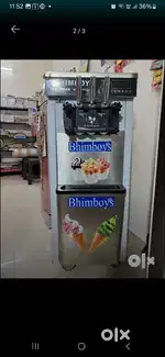 Used New BhimBoy Softy Ice Cream Machine With Good Condition