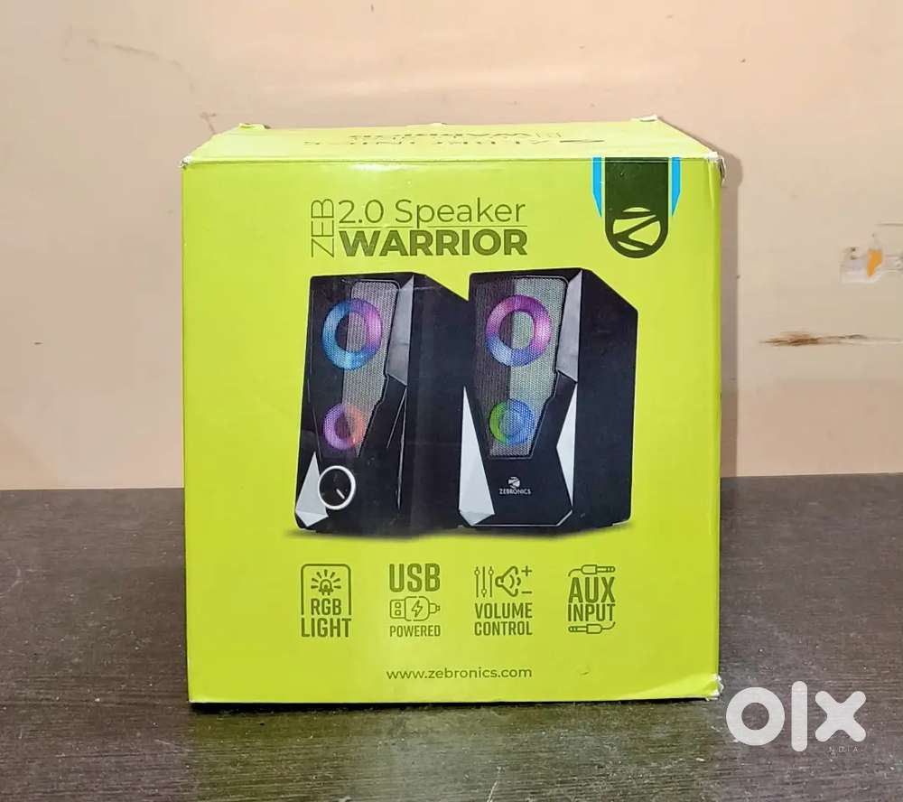 Zebronics Zeb-Warrior 2.0 Speaker, USB & Aux – Excellent Condition
