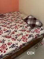2 single storage bed with Wakefit mattress