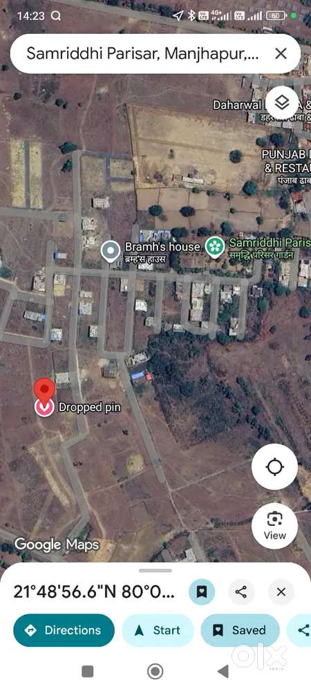 Clean residential plot in well maintained colony, Samruddhi parisar.