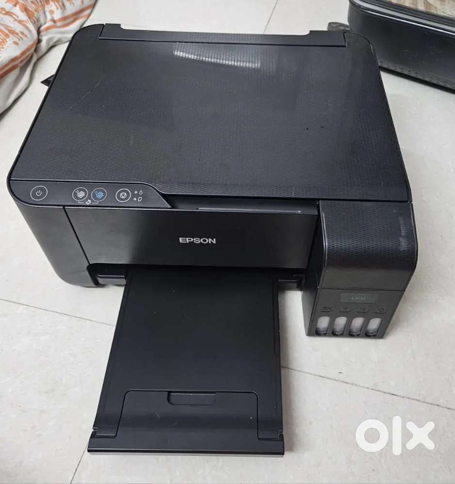 HP Laptop and Epson Printer