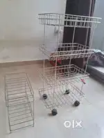 Stainless steel kitchen Trolley