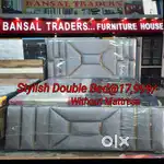 Stylish double bed strong and comfort