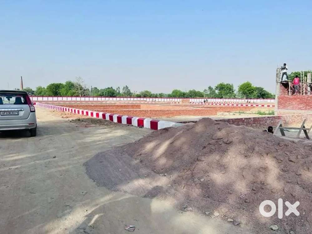 कम कीमत में अप्रूव्ड प्लाट गोसाईगंज रेलवे स्टेशन से नजदीक बैंक लोन