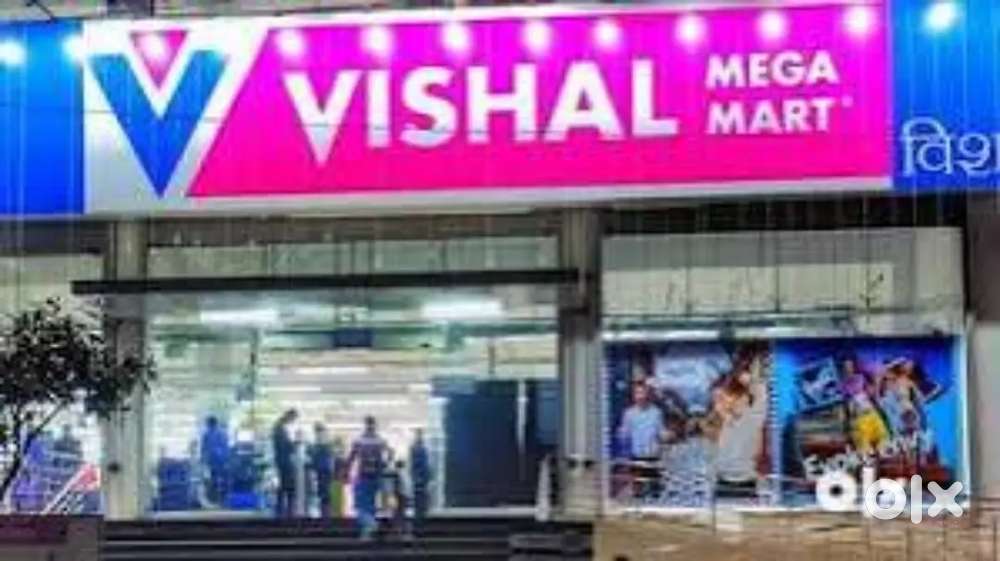 Urgent requirements experience 3 year candidae apply vishal mega mart