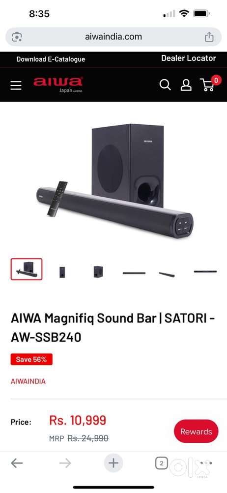 Soundbar and music system