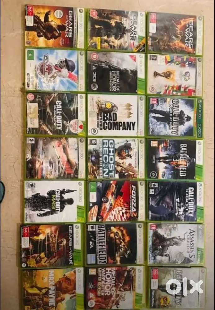 xbox 360 various titles games cd available