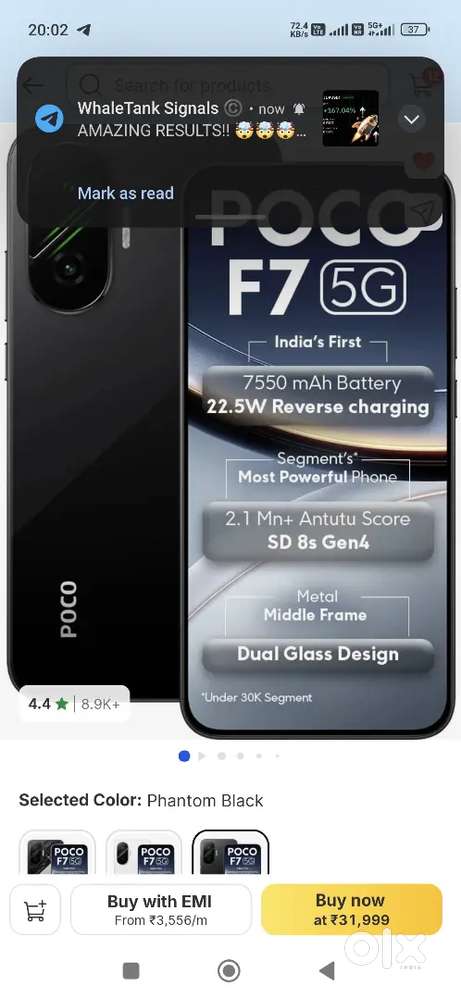 Poco f 7 new connection