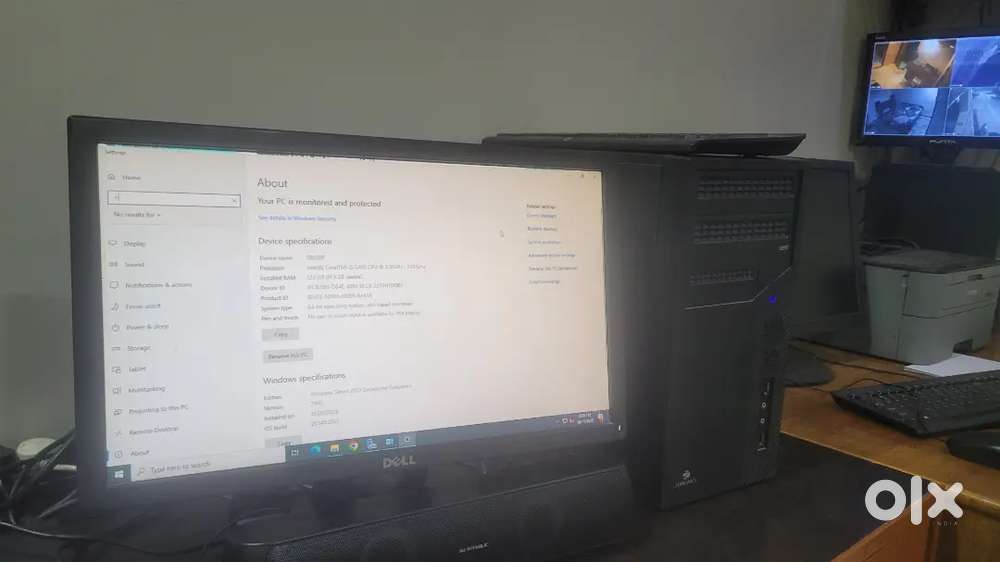 Desktop computer CORE I5.