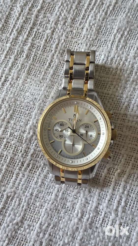 Titan Chronograph Golden Watch